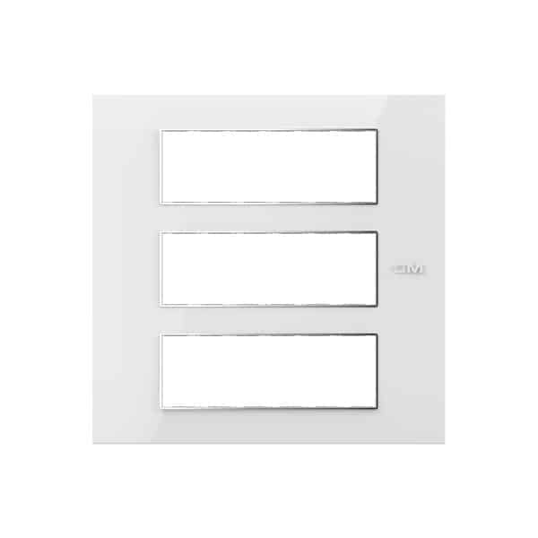 Buy GM FourFive Casaviva Modular Plate Cover Frame Glossy White Online At  Best Prices